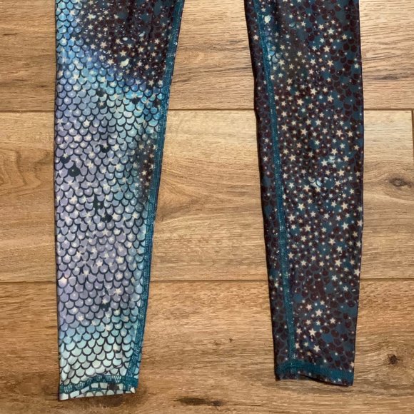 TEEKI Mermaid Leggings Size Small - Picture 3 of 5